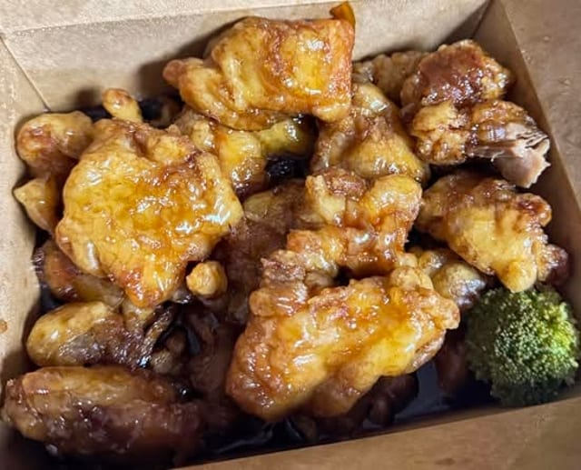 Orange Chicken.